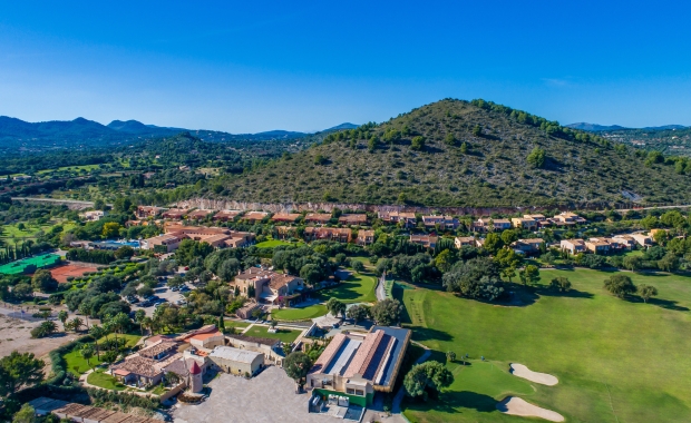 Pula Golf birds-eye-view of course and practice facilities